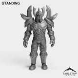 Tabletop Terrain Miniature Standing Human Paladin Tier 1