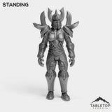 Tabletop Terrain Miniature Standing Human Paladin Tier 1 Female