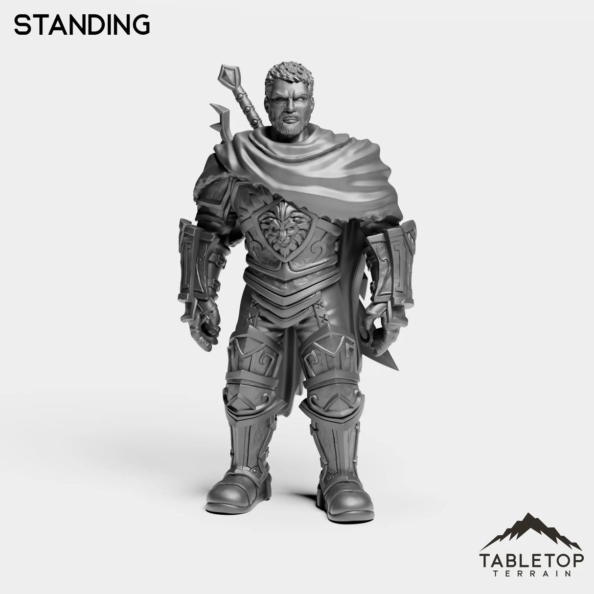 Tabletop Terrain Miniature Standing Human Priest Emperor