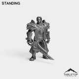Tabletop Terrain Miniature Standing Human Priest King