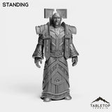 Tabletop Terrain Miniature Standing Human Priest Tier 1