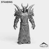Tabletop Terrain Miniature Standing Human Warlock Tier 1