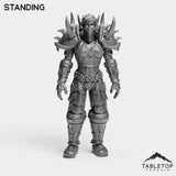 Tabletop Terrain Miniature Standing Human Warrior Tier 1 Female