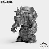 Tabletop Terrain Miniature Standing Kobold Pyromancer