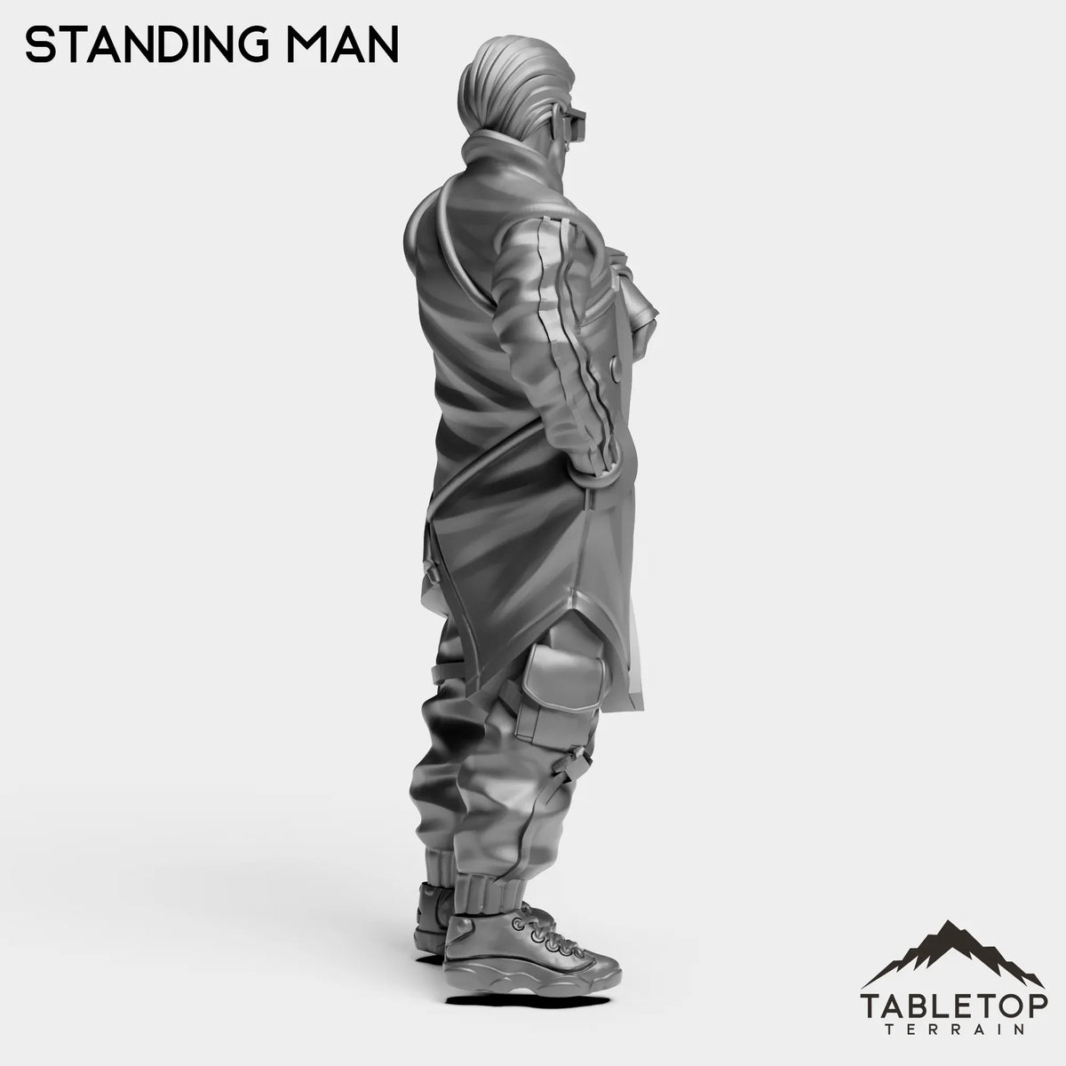 Tabletop Terrain Miniature Standing Man - Onlookers