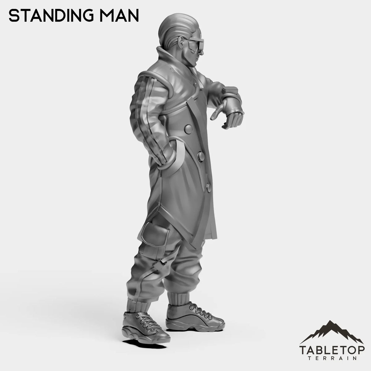 Tabletop Terrain Miniature Standing Man - Onlookers