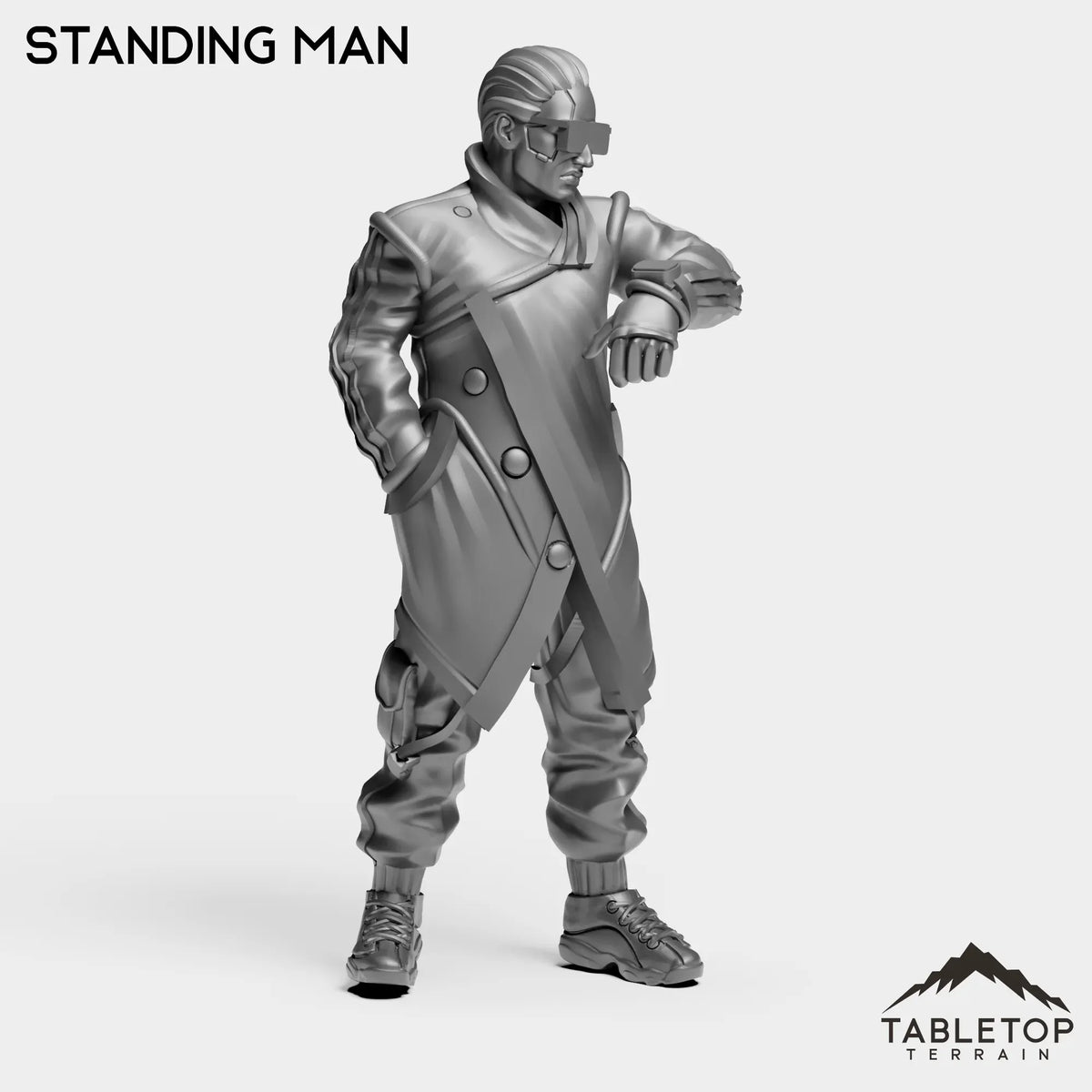Tabletop Terrain Miniature Standing Man - Onlookers