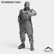 Tabletop Terrain Miniature Standing Man - Onlookers