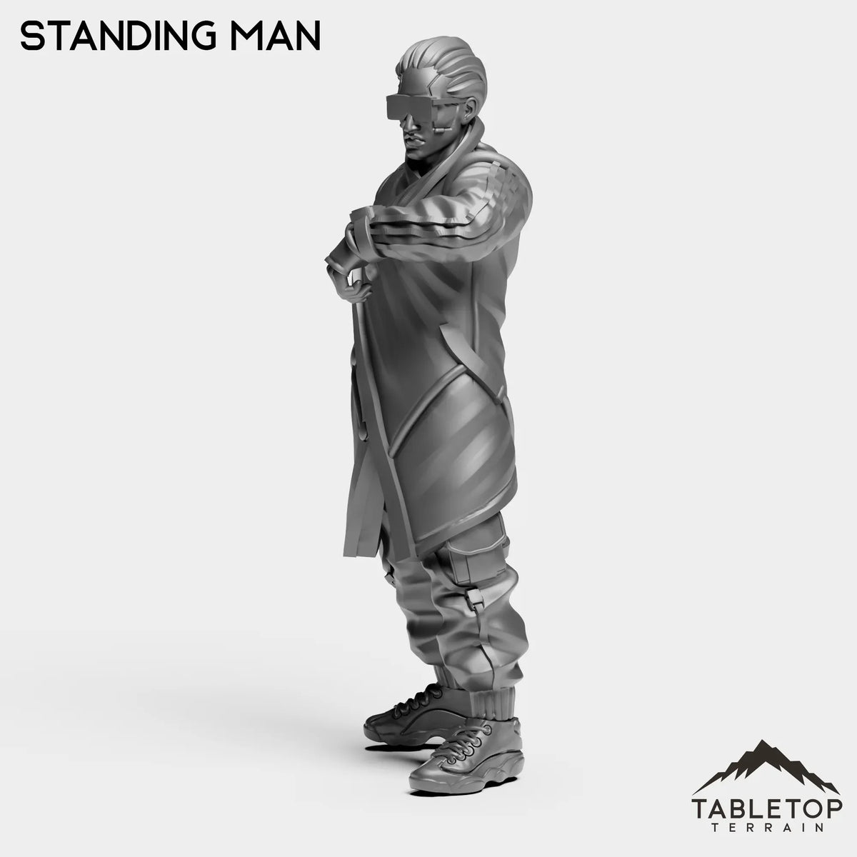 Tabletop Terrain Miniature Standing Man - Onlookers