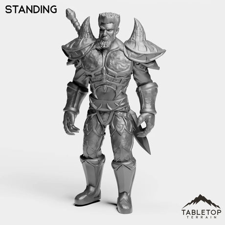 Tabletop Terrain Miniature Standing Military Instructor