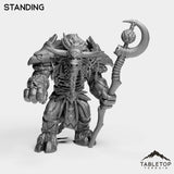 Tabletop Terrain Miniature Standing Minotaur Heritage Druid