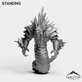 Tabletop Terrain Miniature Standing Naga Royal Guard