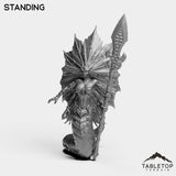 Tabletop Terrain Miniature Standing Naga Siren