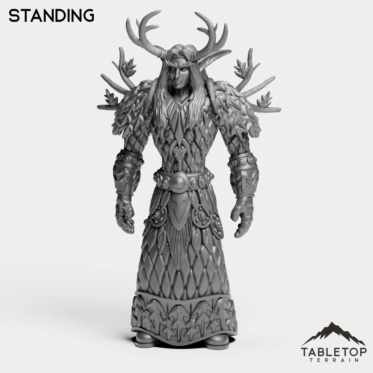 Tabletop Terrain Miniature Standing Night Druid Tier 1