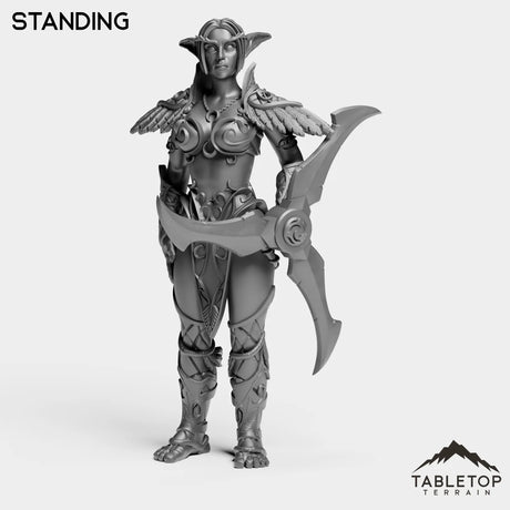Tabletop Terrain Miniature Standing Night Sentinel Female