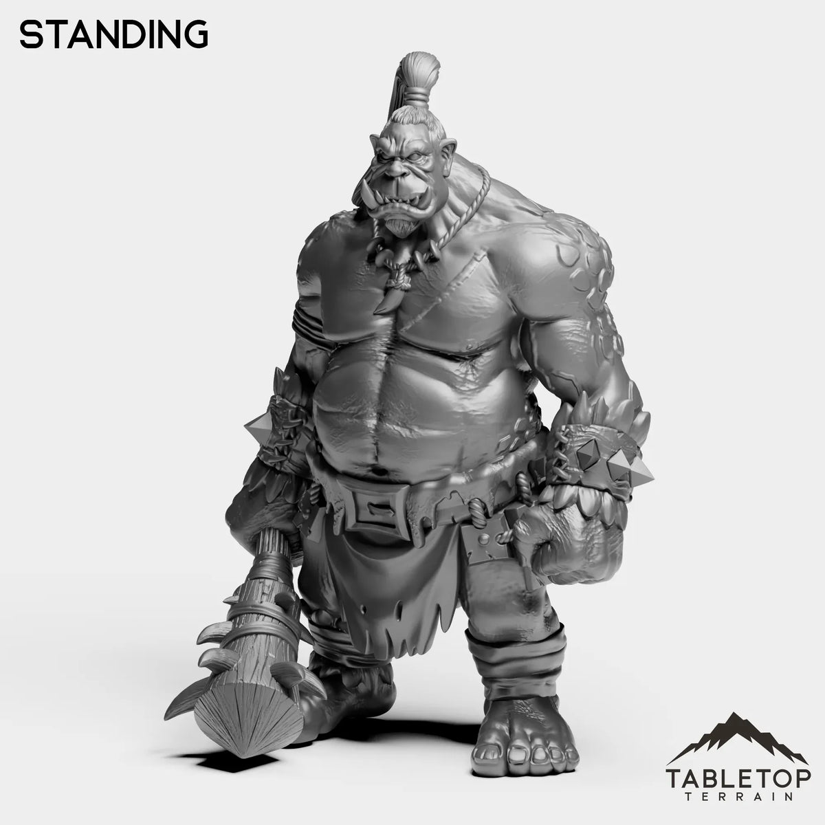 Tabletop Terrain Miniature Standing Ogre 1