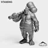 Tabletop Terrain Miniature Standing Ogre Brute