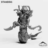 Tabletop Terrain Miniature Standing Queen Naga