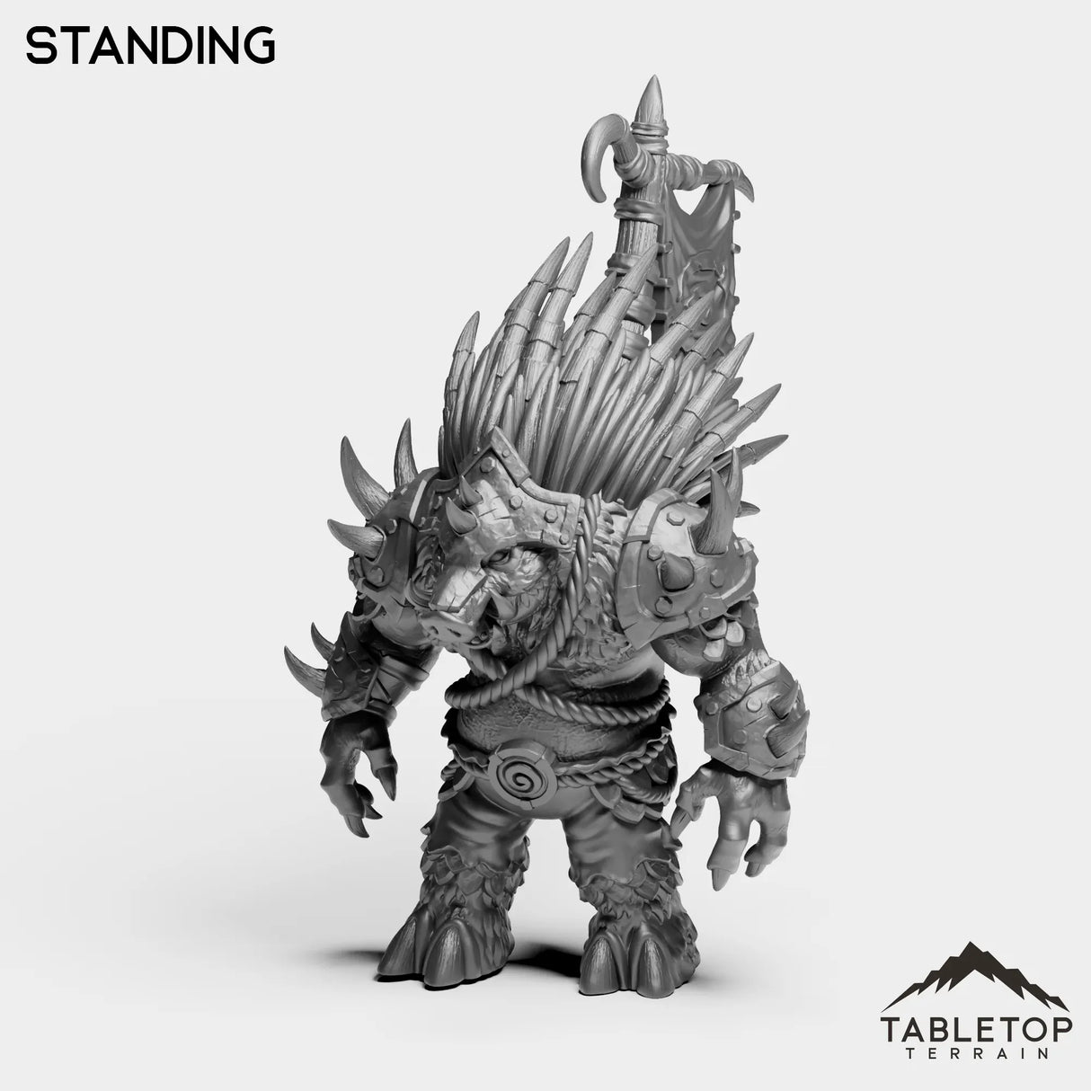 Tabletop Terrain Miniature Standing Quilboar Warfrenzy