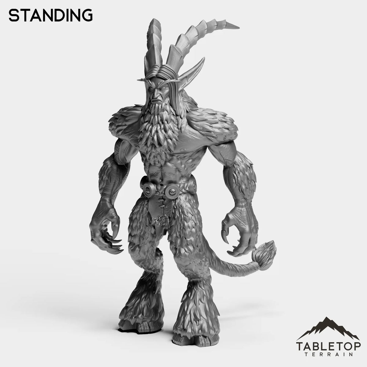 Tabletop Terrain Miniature Standing Sick Satyr