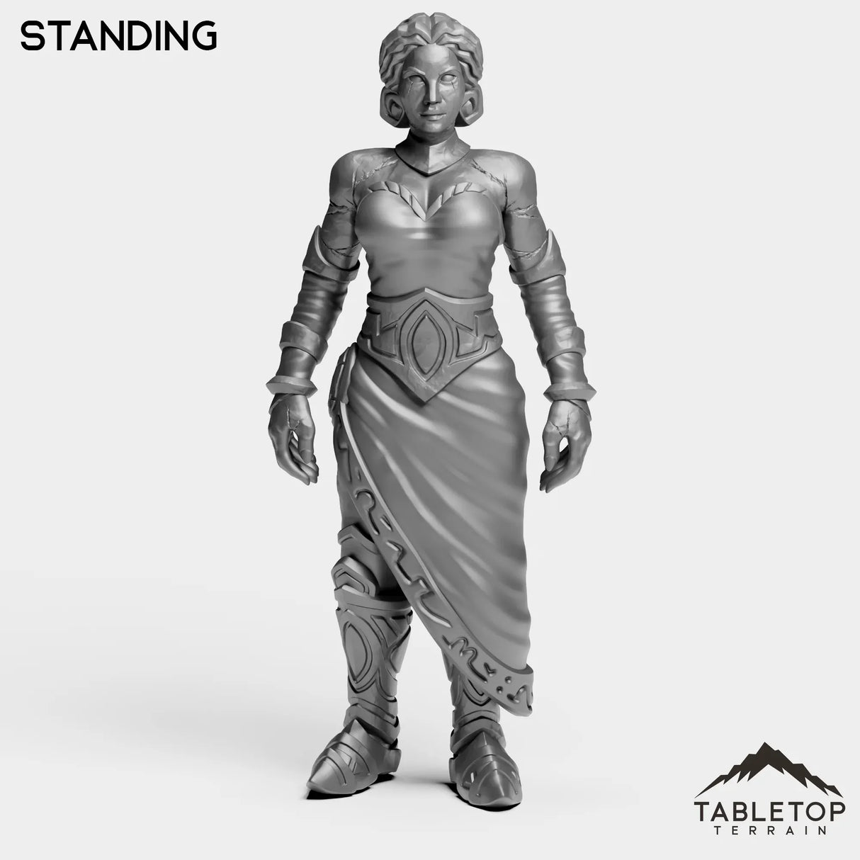 Tabletop Terrain Miniature Standing Stone Maiden