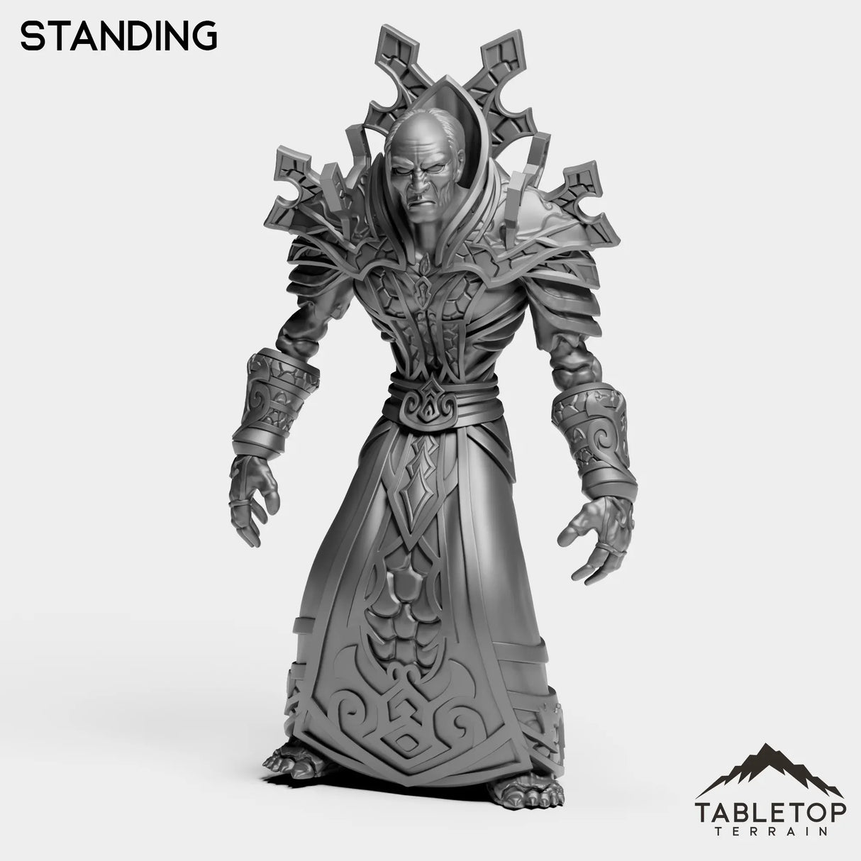 Tabletop Terrain Miniature Standing Undead Mage Tier 1