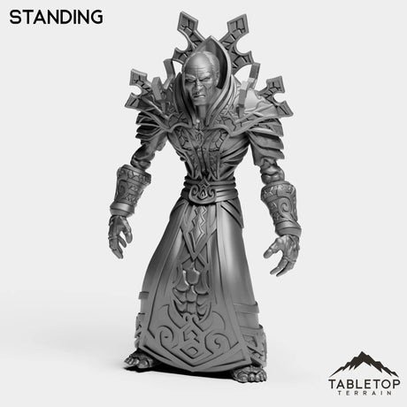 Tabletop Terrain Miniature Standing Undead Mage Tier 1