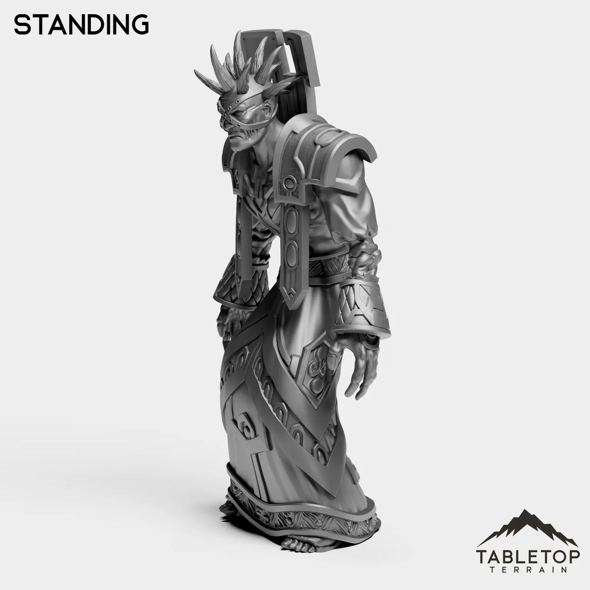 Tabletop Terrain Miniature Standing Undead Priest Tier 1