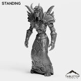 Tabletop Terrain Miniature Standing Undead Warlock Female Tier 1