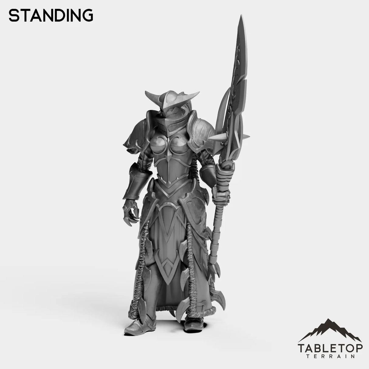 Tabletop Terrain Miniature Standing Warden Shade