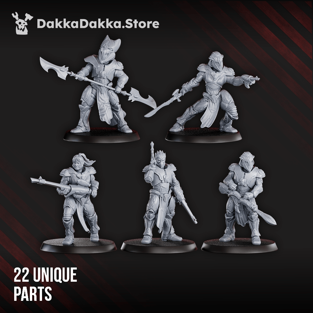 Tabletop Terrain Miniature Star Alves Infantry Squad