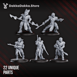Tabletop Terrain Miniature Star Alves Infantry Squad