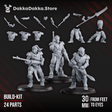 Tabletop Terrain Miniature Star Alves Infantry Squad