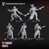Tabletop Terrain Miniature Star Alves Infantry Squad