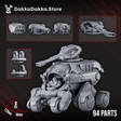 Tabletop Terrain Miniature Starforged Gyro Truck