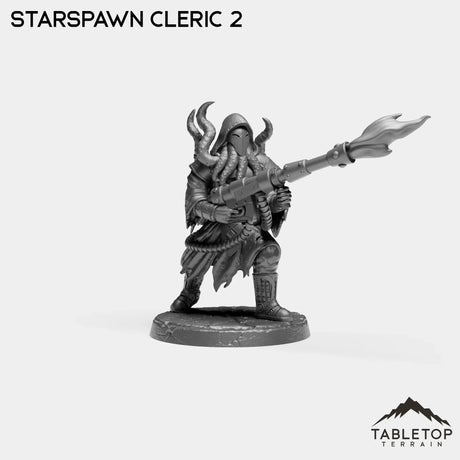 Tabletop Terrain Miniature Starspawn Cleric - Starspawn Soldiers