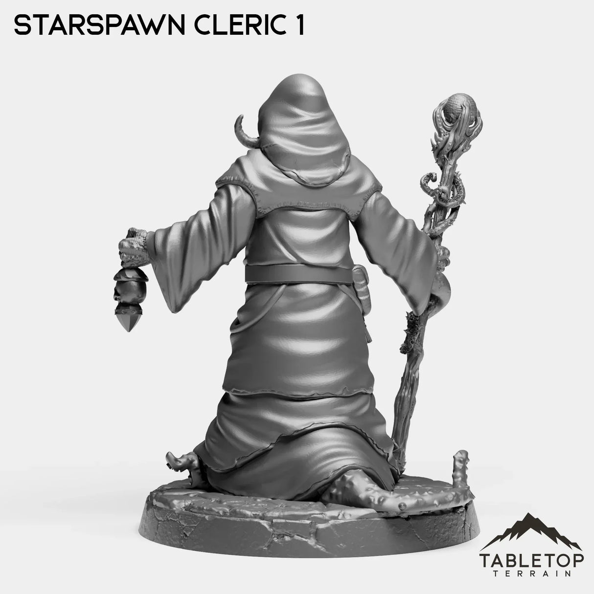 Tabletop Terrain Miniature Starspawn Cleric - Starspawn Soldiers