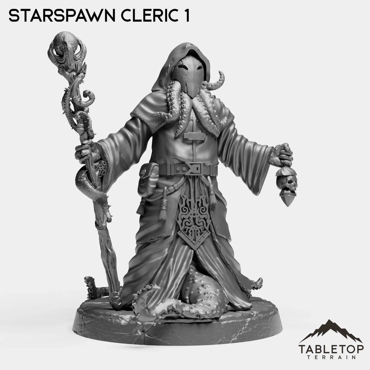 Tabletop Terrain Miniature Starspawn Cleric - Starspawn Soldiers