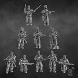 Tabletop Terrain Miniature Steam Guard Assembly Kit