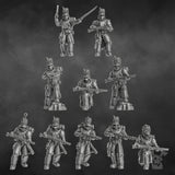 Tabletop Terrain Miniature Steam Guard Assembly Kit