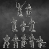 Tabletop Terrain Miniature Steam Guard Assembly Kit