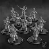 Tabletop Terrain Miniature Steam Guard Assembly Kit