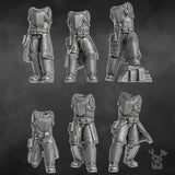 Tabletop Terrain Miniature Steam Guard Assembly Kit