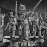 Tabletop Terrain Miniature Steam Guard Assembly Kit