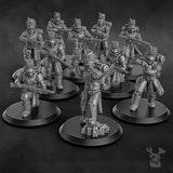 Tabletop Terrain Miniature Steam Guard Assembly Kit