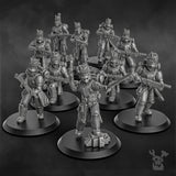 Tabletop Terrain Miniature Steam Guard Assembly Kit
