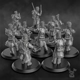 Tabletop Terrain Miniature Steam Guard Assembly Kit