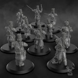 Tabletop Terrain Miniature Steam Guard Assembly Kit