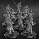 Tabletop Terrain Miniature Steam Guard Assembly Kit