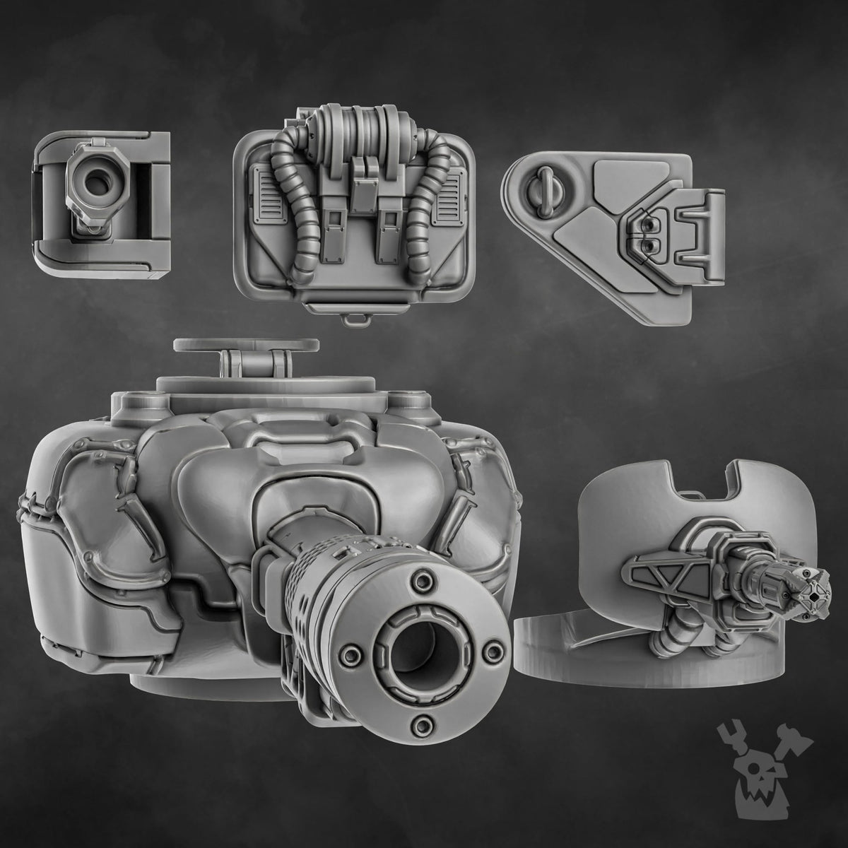 Tabletop Terrain Miniature Steamguard Battle Tank